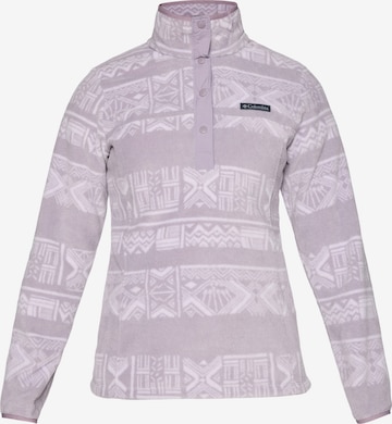 COLUMBIA Sporttröja 'Benton Springs' i lila: framsida