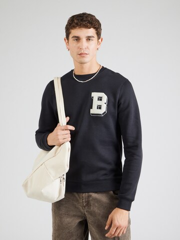 Sweat-shirt BLEND en noir : devant