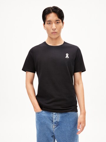 ARMEDANGELS Shirt in Black: front