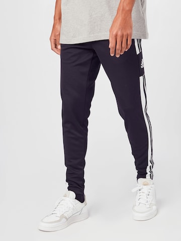 Coupe slim Pantalon de sport 'Squadra 21' ADIDAS PERFORMANCE en noir : devant