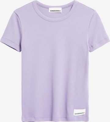 ARMEDANGELS Shirt in Lila: voorkant