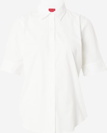 HUGO Red - Blusa 'The Summer' em branco: frente