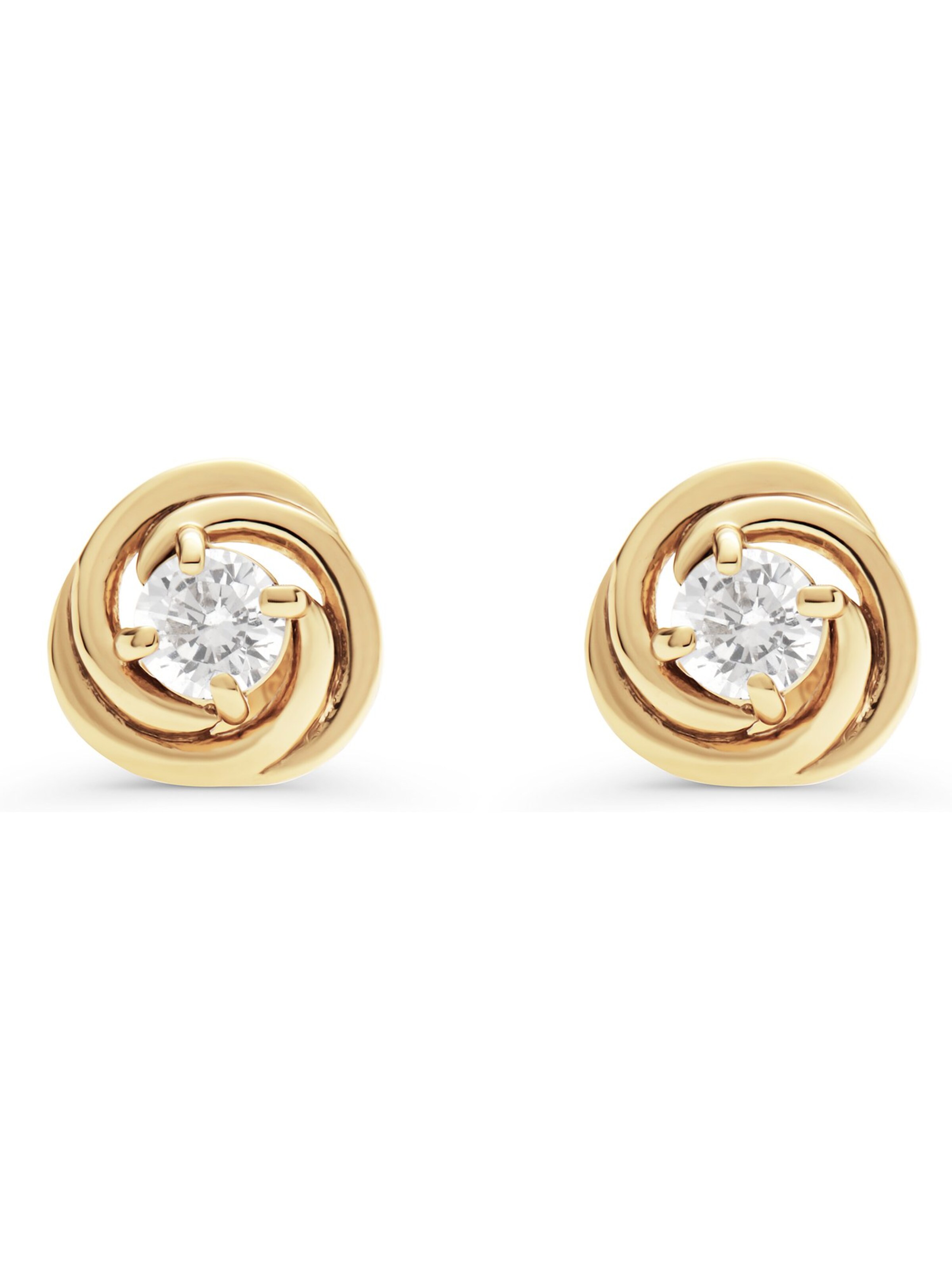 FAVS Earrings in Yellow: front