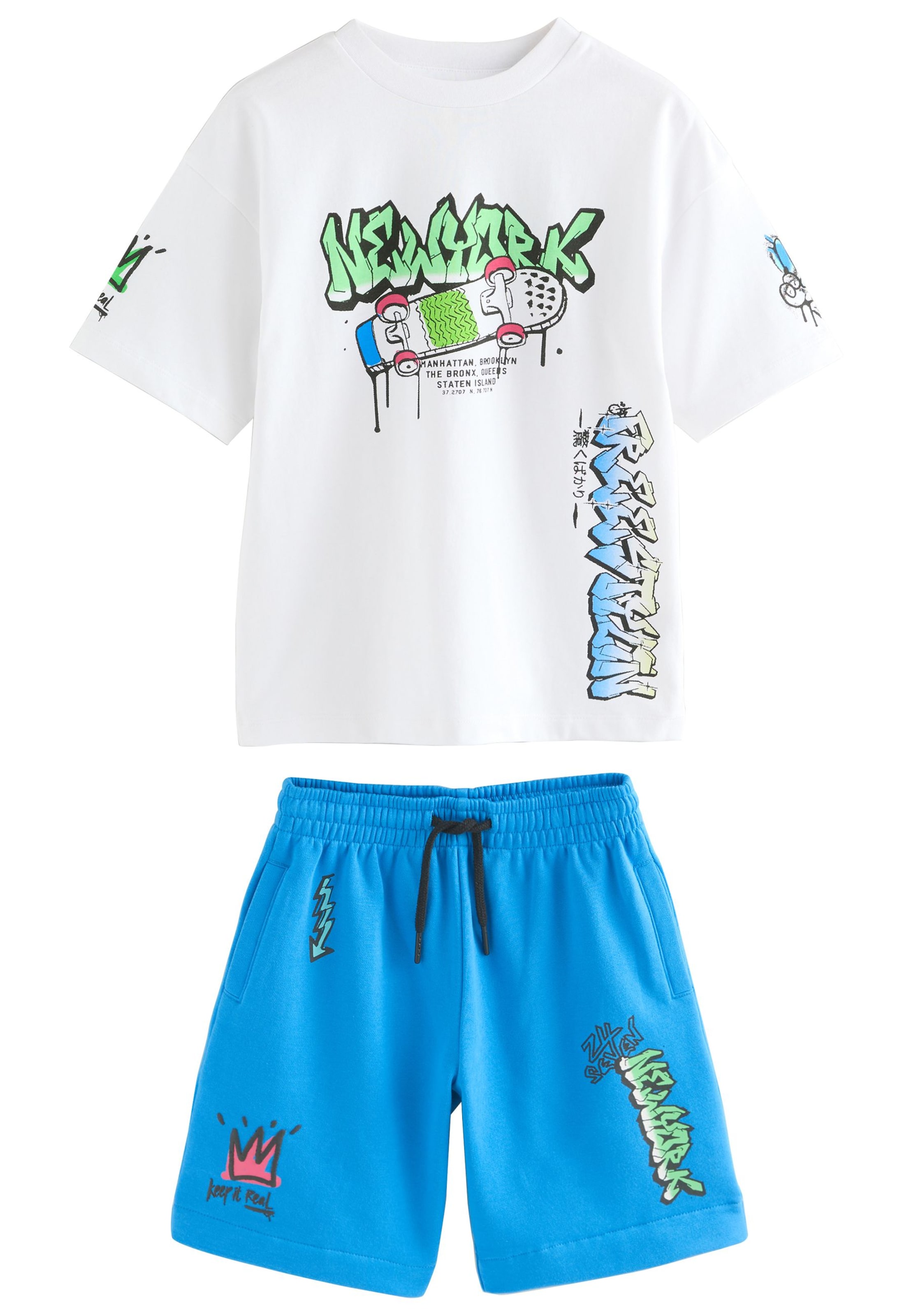 Next Set in Blau: Vorderseite