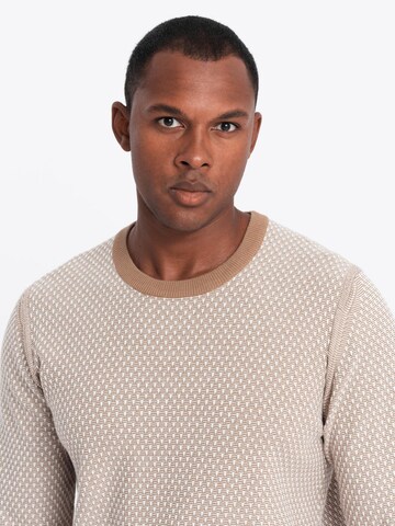 Pull-over 'OM-SWSW-0111' Ombre en beige