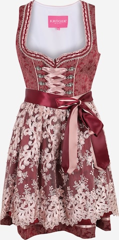 Krüger Madl Dirndl in Red: front