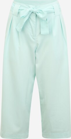 Y.A.S Petite Loose fit Pleat-front trousers 'LEO' in Blue: front