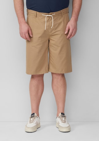 s.Oliver Wide Leg Shorts 'Detroit' in Braun: Vorderseite