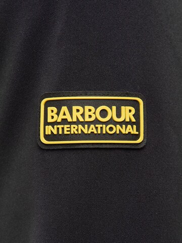 Barbour International Zip-Up Hoodie in Black