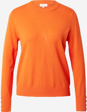 s.Oliver Pullover in Orange: predná strana