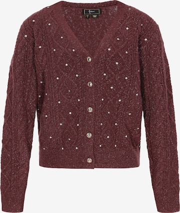 faina - Casaco de malha em vermelho: frente