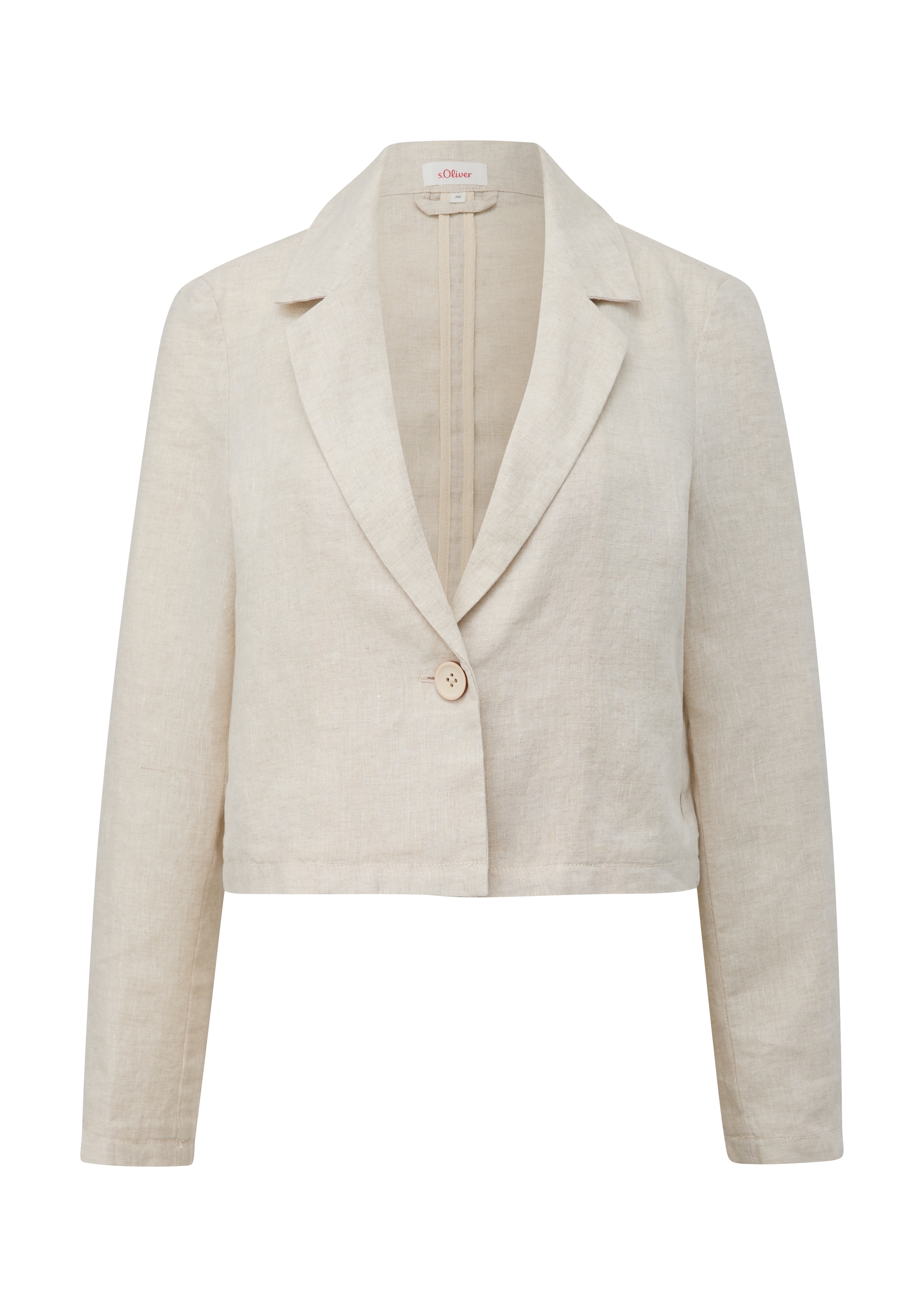Blazer s.Oliver en beige : devant