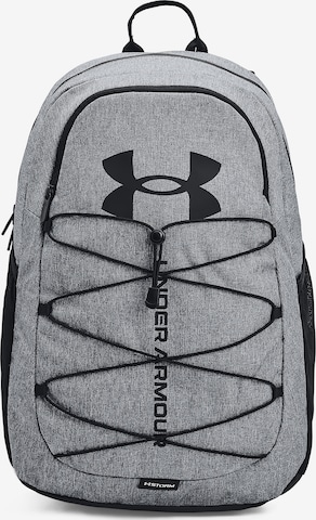 UNDER ARMOUR Sports Backpack 'Hustle' in Grey: front