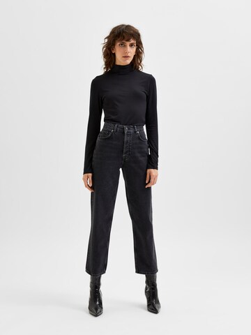 SELECTED FEMME Loosefit Jeans 'Kate' i svart