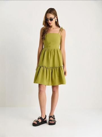 Bianco Lucci Jurk in Groen