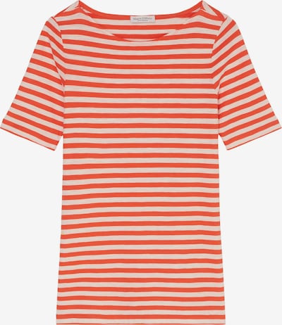 Marc O'Polo T-shirt en orange / blanc, Vue avec produit