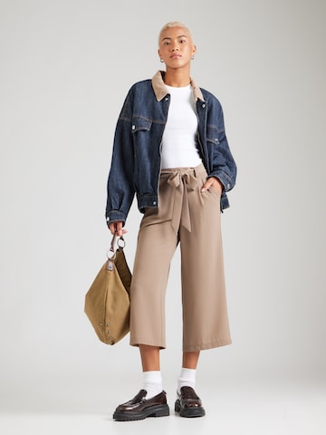 ONLY Wide leg Pants 'ONLWinner' in Brown