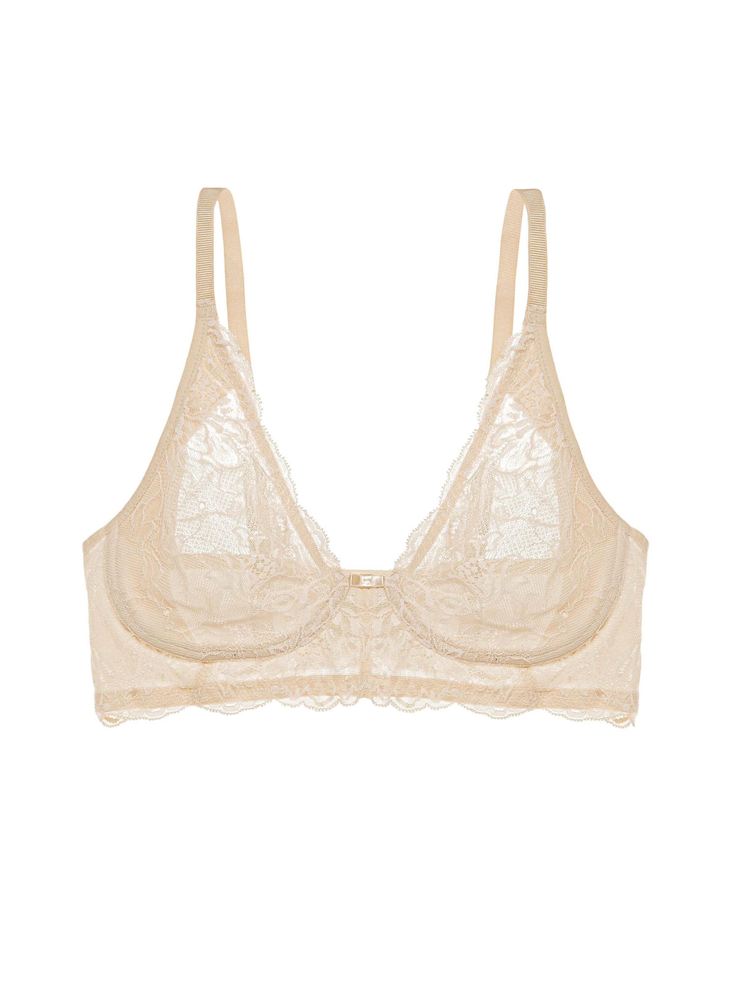 TRIUMPH T-shirt Bra ' Amourette Charm ' in Beige: front