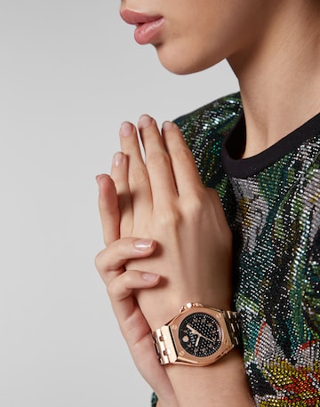 Montre à affichage analogique 'Extreme Lady' Philipp Plein Watches en rose