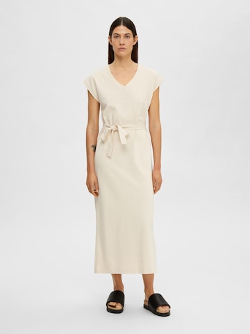 Robe 'ESSENTIAL' SELECTED FEMME en beige