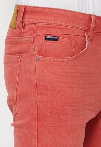 KOROSHI Regular Shorts 'Bermuda' in Rot