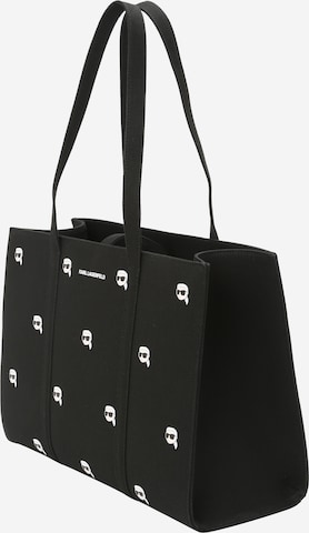 Karl Lagerfeld Nakupovalna torba 'Ikonik 2.0' | črna barva