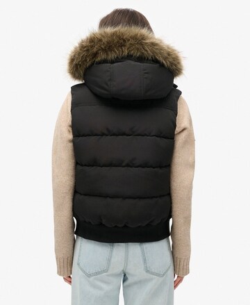Superdry Weste 'Everest' in Schwarz