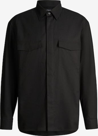 STRELLSON Regular fit Button Up Shirt in Black: front