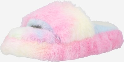 NEW LOOK Hausschuh 'NUMFY' in hellblau / hellgelb / pink, Produktansicht