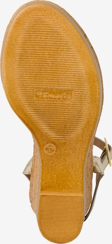 TAMARIS Sandals in Gold