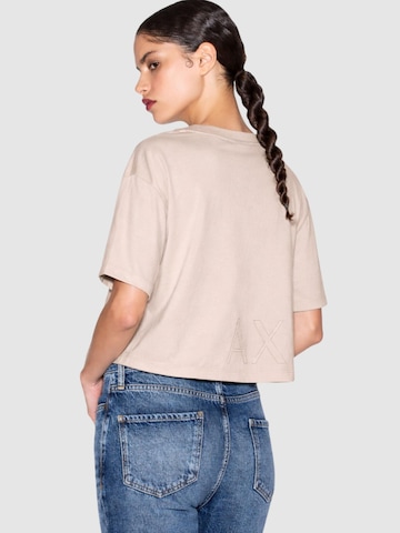 ARMANI EXCHANGE Shirts 'XW001709' i beige