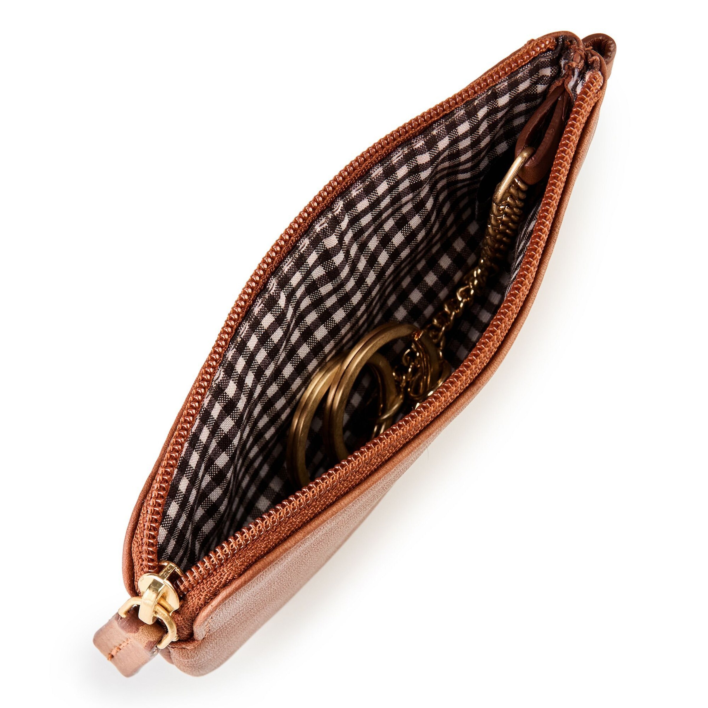 Esquire Key Ring 'Chicago' in Brown