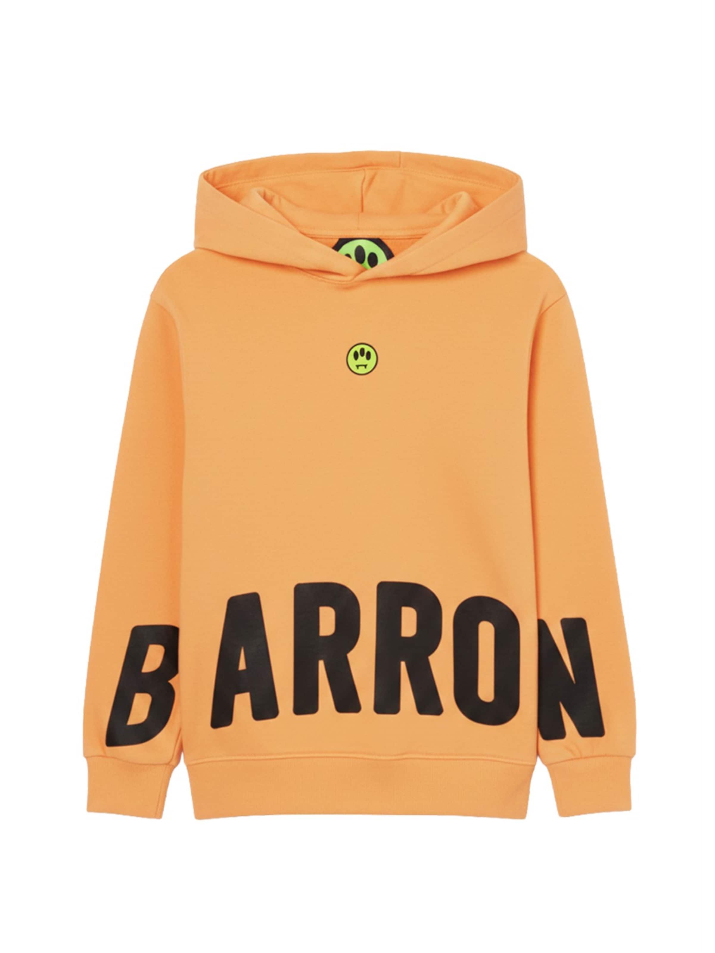 BARROW Sweatshirt 'Felpa cappuccio arancione unisex' in Orange: front