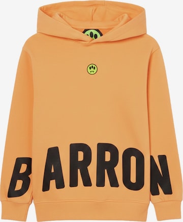 BARROW Sweatshirt 'Felpa cappuccio arancione unisex' in Oranje: voorkant