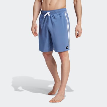 ADIDAS SPORTSWEAR Athletic Swim Trunks in Blue: front