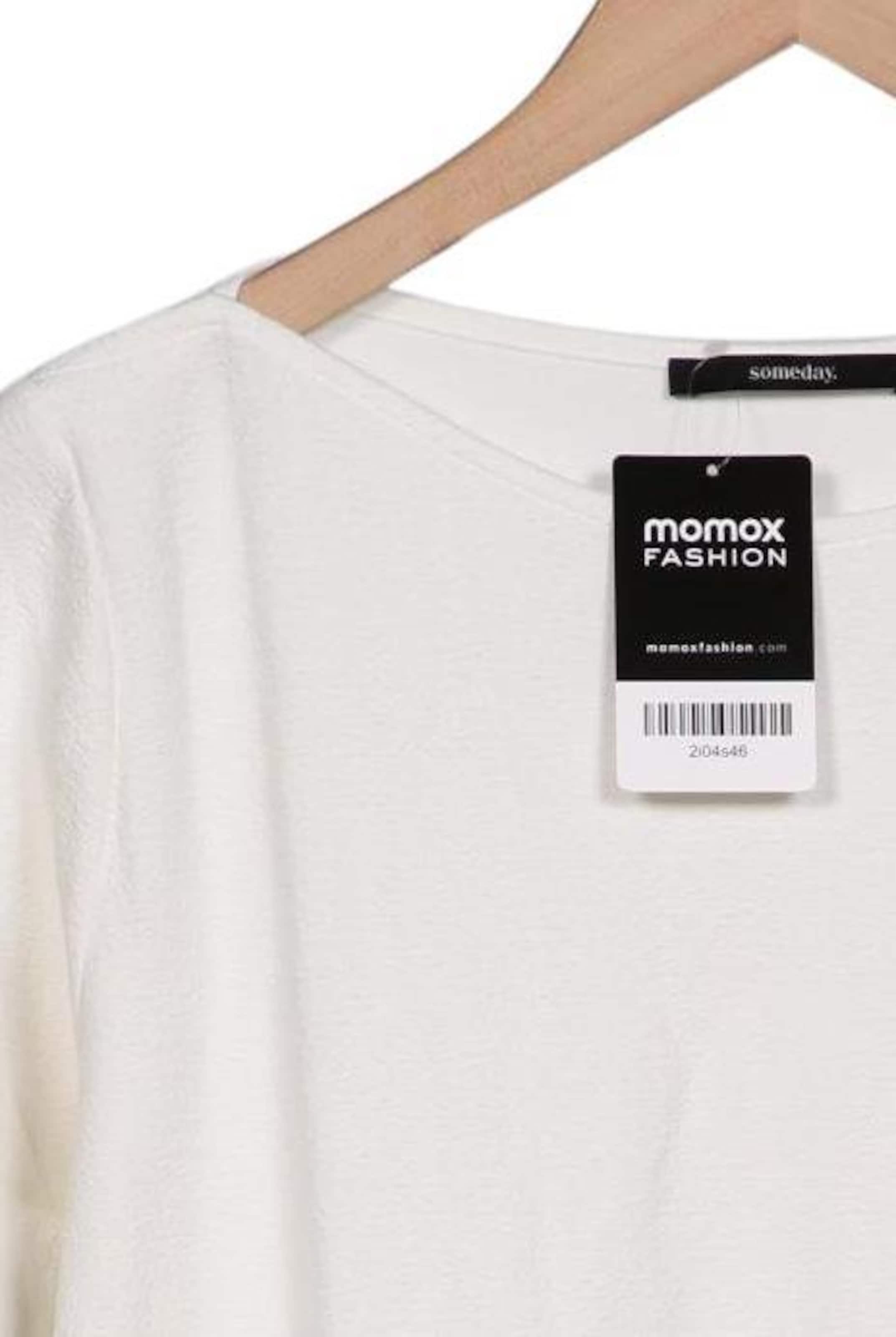 Someday Langarmshirt XL in Weiß