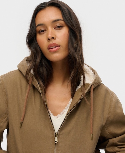 Superdry Veste mi-saison en noisette, Vue avec produit
