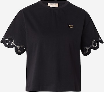 TwinsetBluza - crna boja: prednji dio