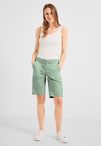 CECIL Normální Kalhoty 'New York' – zelená