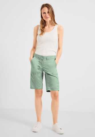 CECIL Regular Broek 'New York' in Groen