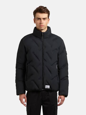khujo Jacke 'Clover' in Blau: Vorderseite