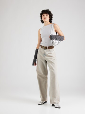 WEEKDAY Top 'Annie' – šedá