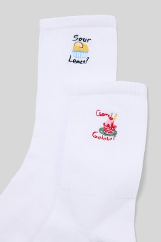 Chaussettes Trendyol en blanc