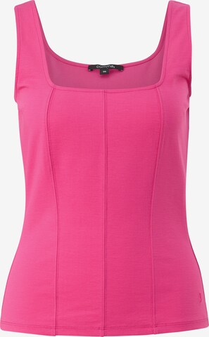 COMMA Top in Roze: voorkant