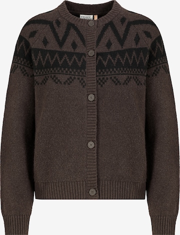 Eight2Nine Strickjacke in Braun: Vorderseite