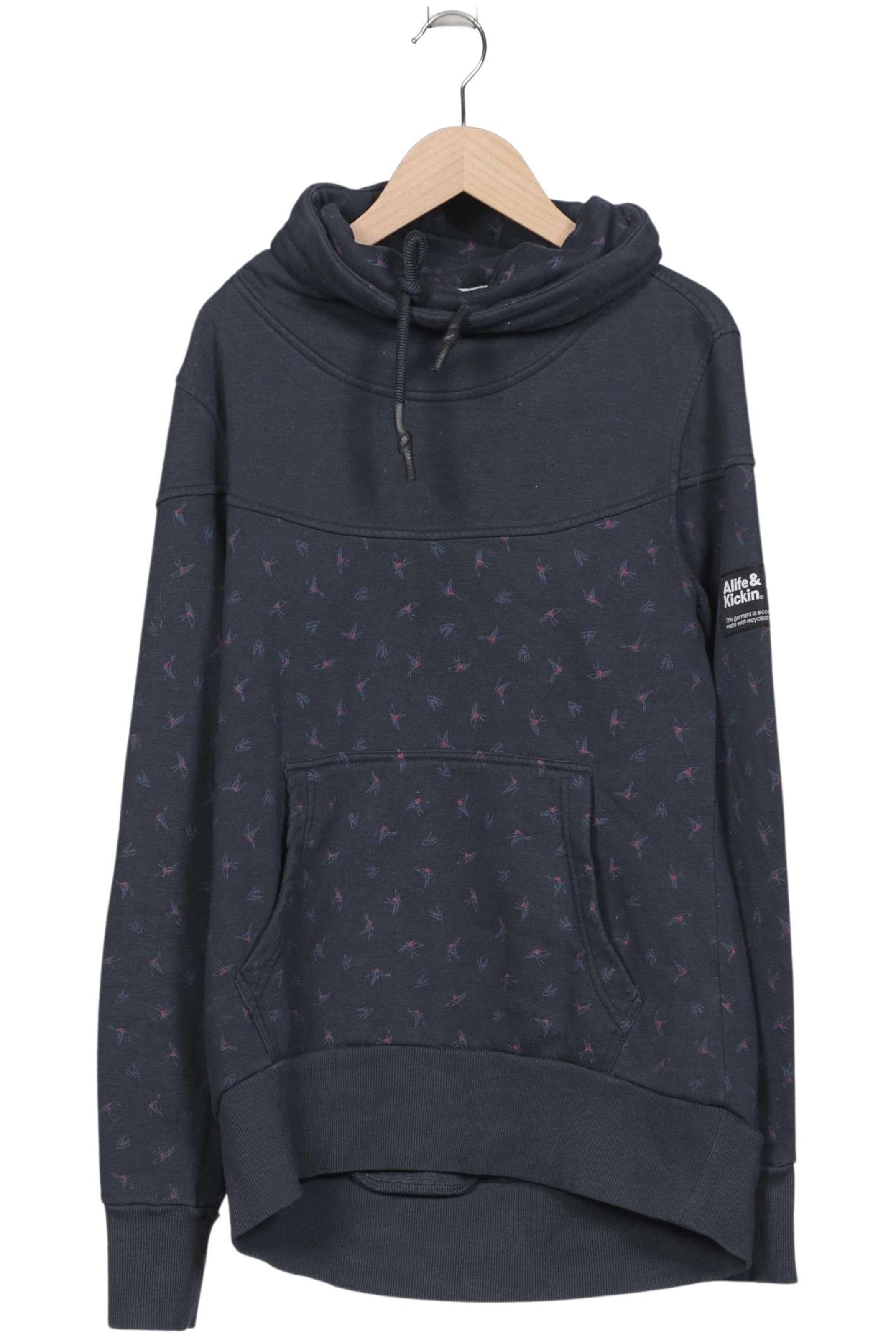 alife & kickin Sweatshirt & Zip-Up Hoodie in M in Blue: front