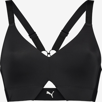 PUMA Triangel BH in Schwarz: predná strana