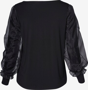 ADIA fashion Blouse in Black