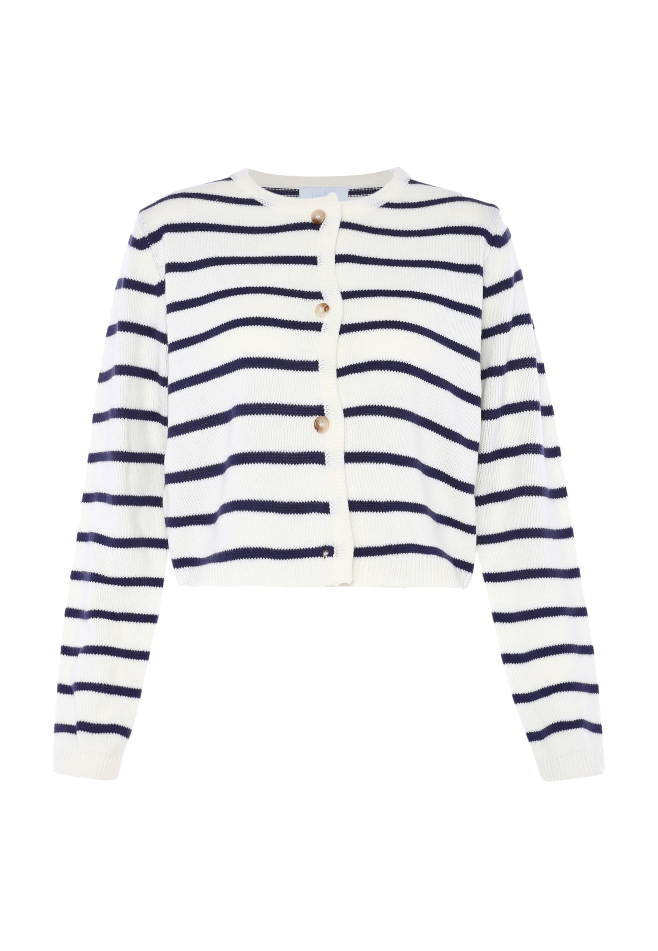 usha BLUE LABEL Knit cardigan in White: front