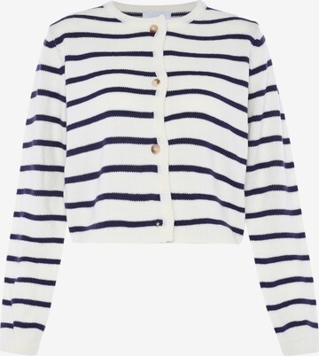 usha BLUE LABEL Knit cardigan in White: front